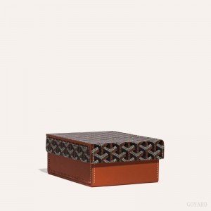 Goyard 4 WATCH CASE Sort Brune | RQDH4455