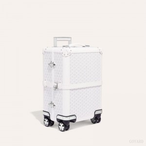 Goyard BOURGET PM TROLLEY CASE Hvide | SQBI4488