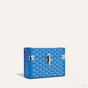 Goyard Cassette Trunk Bag Blå | AQHC2366