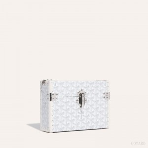 Goyard Cassette Trunk Bag Hvide | BHJN3421