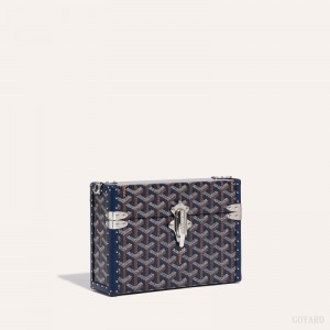 Goyard Cassette Trunk Bag Mørkeblå Blå | TARU2298