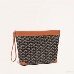 Goyard Conti pouch Sort Brune | BUKF4538