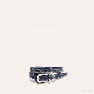 Goyard EDMOND BRACELET Mørkeblå Blå | FSWJ2789