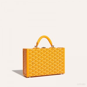 Goyard Grand Hôtel Trunk Bag Gul | HTZZ4413