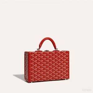 Goyard Grand Hôtel Trunk Bag Rød | VNYJ9827