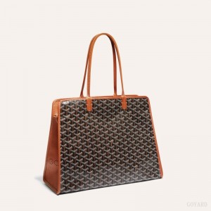 Goyard HARDY PM BAG Sort Brune | TWVY6981