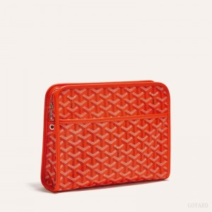 Goyard JOUVENCE MM TOILET BAG Orange | LJBJ3939