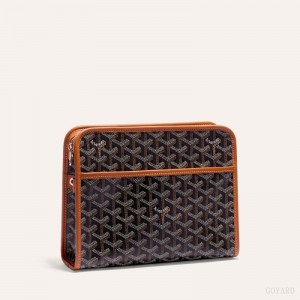 Goyard JOUVENCE MM TOILET BAG Sort Brune | NNAR5451