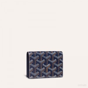 Goyard MALESHERBES CARD WALLET Mørkeblå Blå | YXZD5056