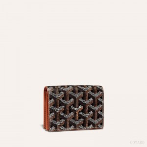 Goyard MALESHERBES CARD WALLET Sort Brune | XRSP7098