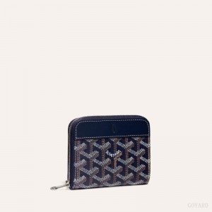 Goyard MATIGNON PM WALLET Mørkeblå Blå | EYXQ8220