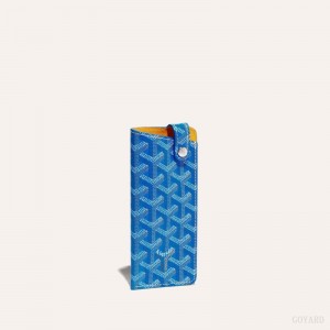 Goyard MONTMARTRE PM GLASSES CASE Blå | SPAR7749