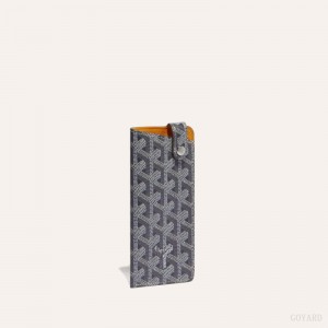 Goyard MONTMARTRE PM GLASSES CASE Grå | BZMJ9290