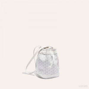 Goyard PETIT FLOT BUCKET BAG Hvide | SJOB2196