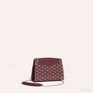 Goyard Rouette Structuré Mini Bag Bordeaux | FHZS5229