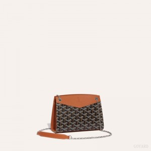 Goyard Rouette Structuré Mini Bag Sort Brune | FHBL7152