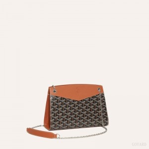 Goyard Rouette Structuré PM Bag Sort Brune | MFIQ1669