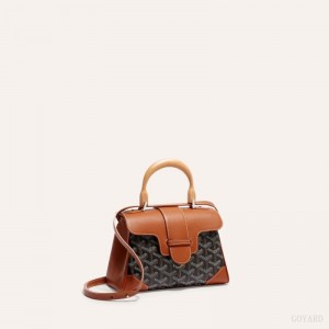 Goyard SAIGON SOUPLE MINI BAG Sort Brune | RRAL6927