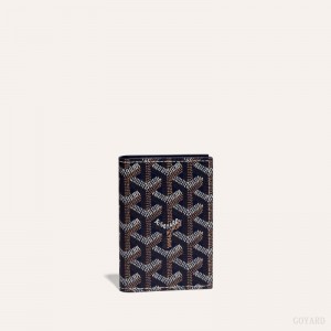 Goyard SAINT-MARC CARD WALLET Mørkeblå Blå | KCIR0692