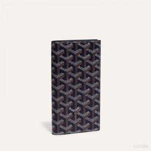 Goyard SAINT-ROCH WALLET Mørkeblå Blå | JQEX3729