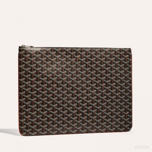 Goyard SENAT GM DOCUMENT CASE Sort Brune | SGZD2301