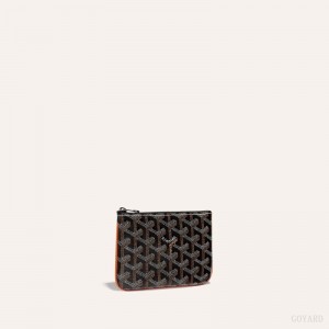 Goyard SÉNAT MINI WALLET Sort Brune | FYXI4689