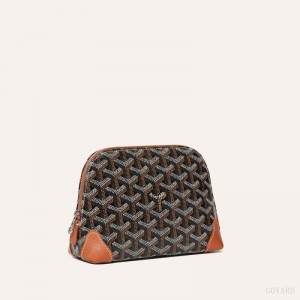 Goyard Vendôme Cosmetic Pouch Sort Brune | XCBJ8372