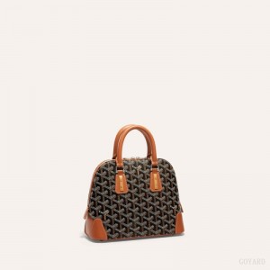 Goyard Vendôme Mini Bag Sort Brune | KMZU6663