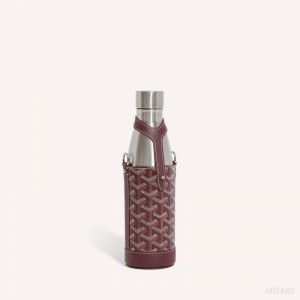 Goyard Yonne MM Case & Flask Bordeaux | LRKU7085