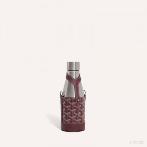 Goyard Yonne PM Case & Flask Bordeaux | HIQU9205