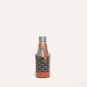 Goyard Yonne PM Case & Flask Sort Brune | UOES7615