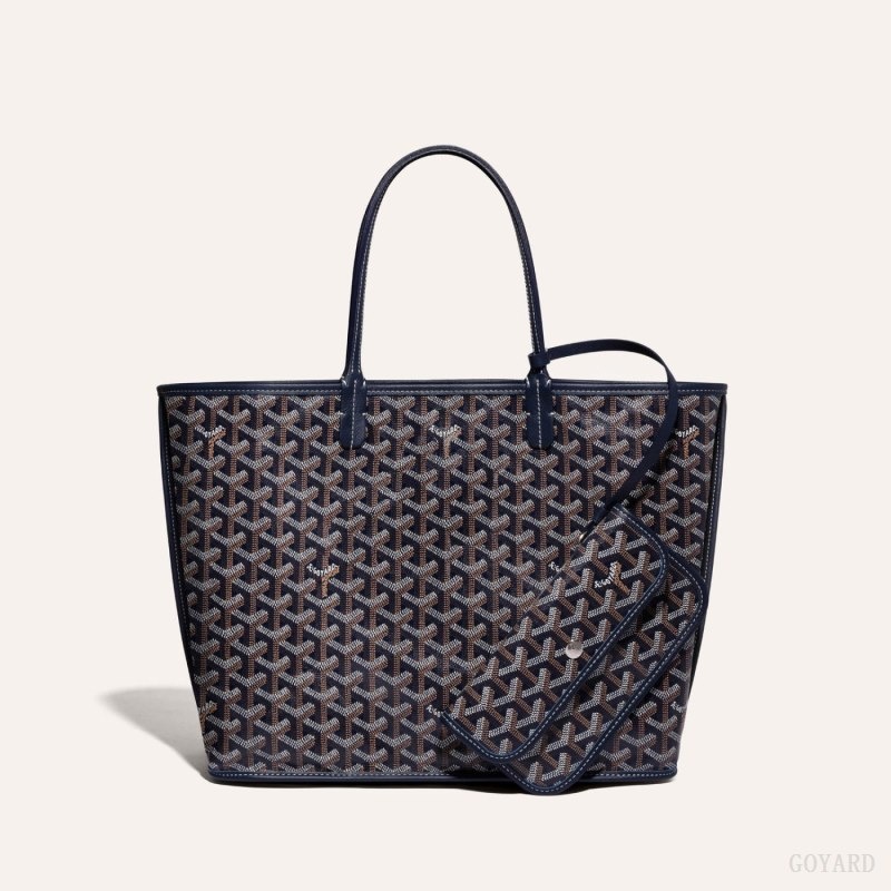 Goyard ANJOU PM BAG Mørkeblå Blå | BWAN3048