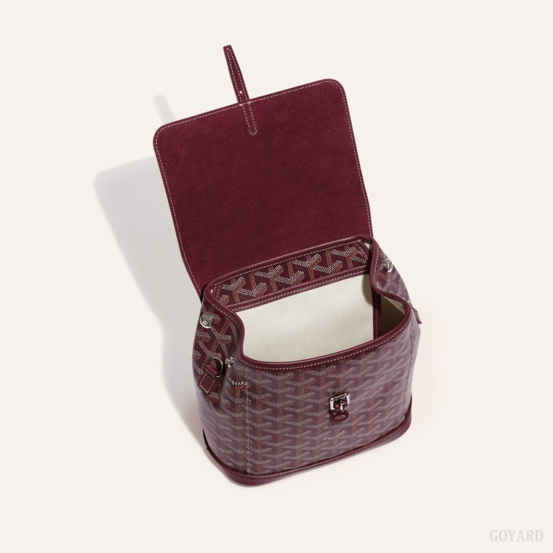 Goyard Alpin Mini Backpack Bordeaux | YKSO4633