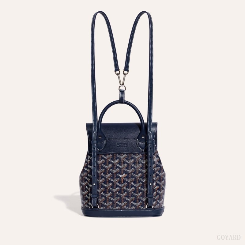 Goyard Alpin Mini Backpack Mørkeblå Blå | OSTW9771