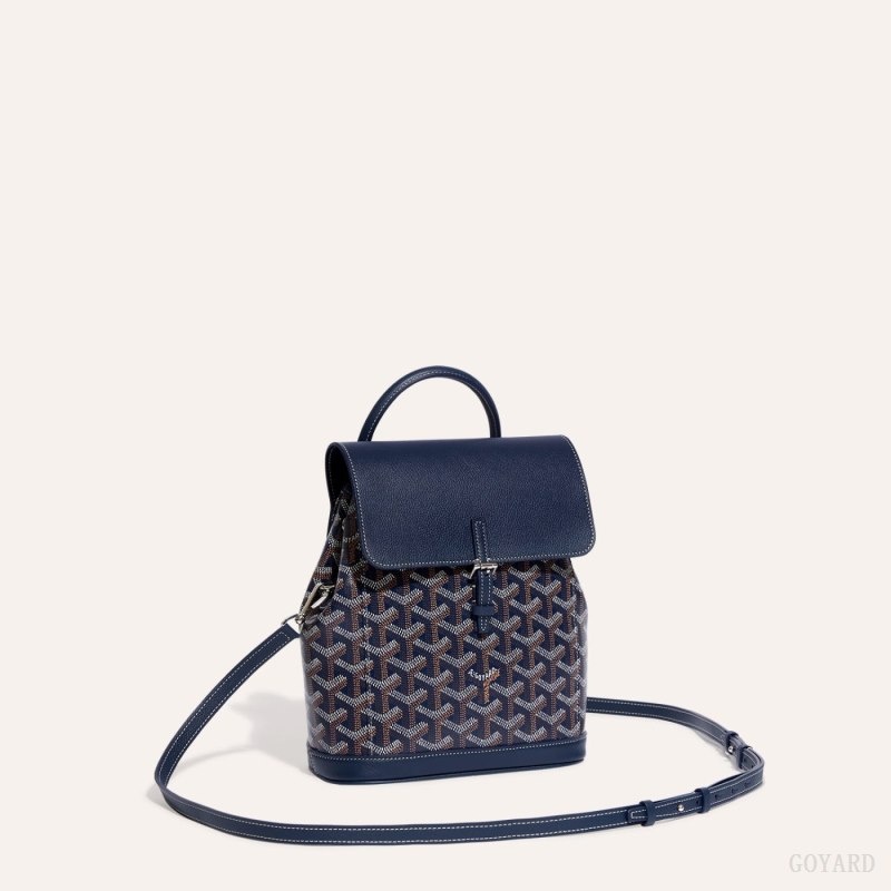 Goyard Alpin Mini Backpack Mørkeblå Blå | OSTW9771