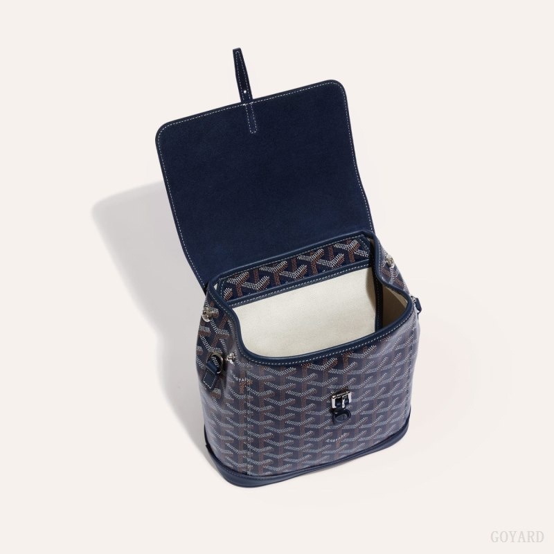 Goyard Alpin Mini Backpack Mørkeblå Blå | OSTW9771