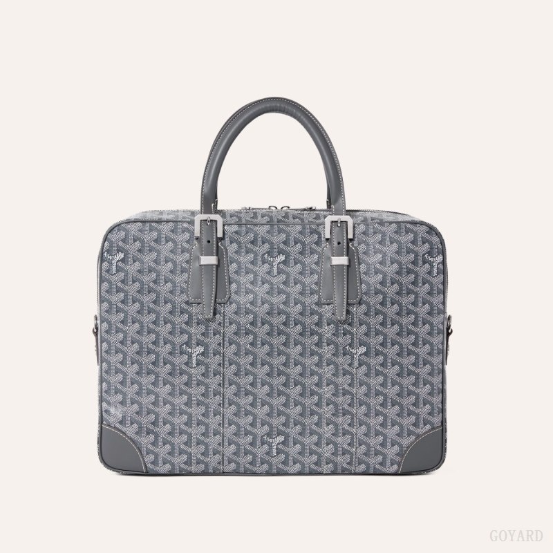 Goyard Ambassade MM Document Case Grå | LUNM9055