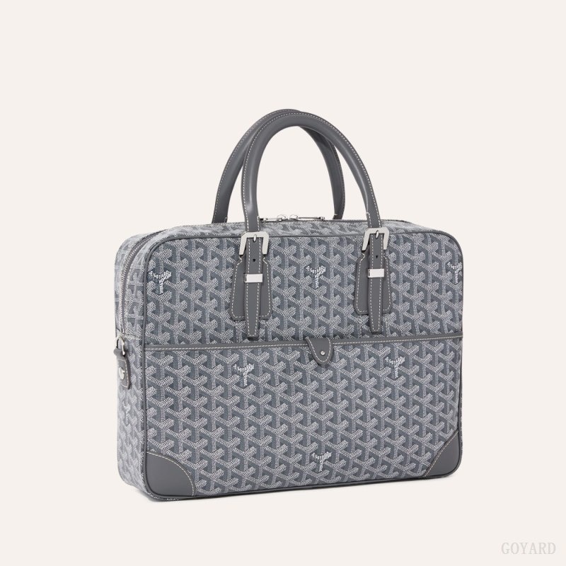 Goyard Ambassade MM Document Case Grå | LUNM9055