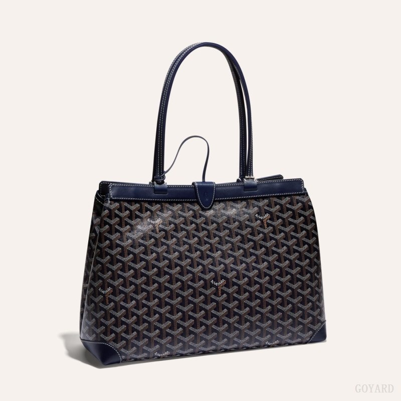 Goyard BELLECHASSE BIAUDE PM BAG Mørkeblå Blå | OTWD5673