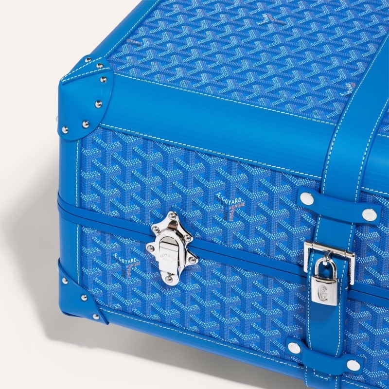 Goyard BOURGET PM TROLLEY CASE Blå | ZDQS4834