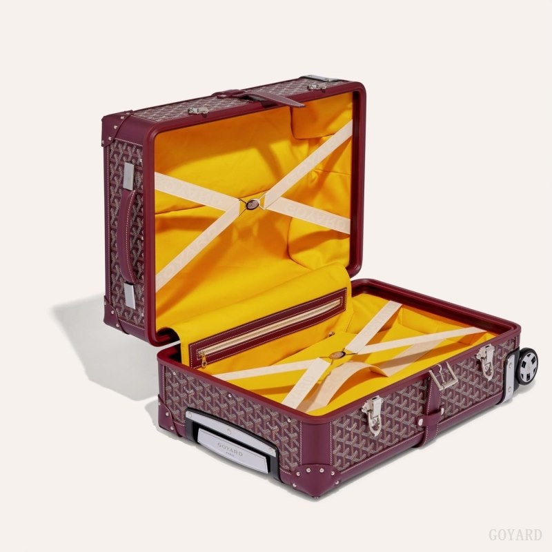 Goyard BOURGET PM TROLLEY CASE Bordeaux | ZFQK5720