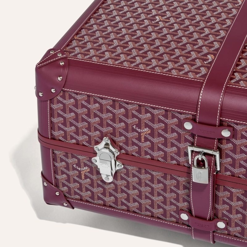 Goyard BOURGET PM TROLLEY CASE Bordeaux | ZFQK5720