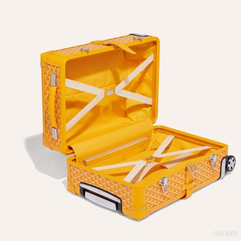 Goyard BOURGET PM TROLLEY CASE Gul | FLBO3625