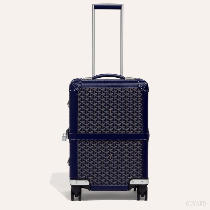 Goyard BOURGET PM TROLLEY CASE Mørkeblå Blå | TVUC7256