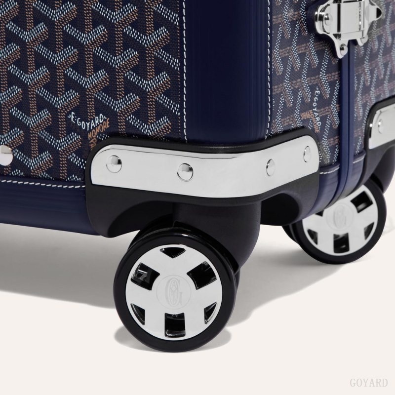 Goyard BOURGET PM TROLLEY CASE Mørkeblå Blå | TVUC7256