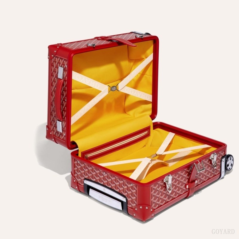 Goyard BOURGET PM TROLLEY CASE Rød | EGCD4005