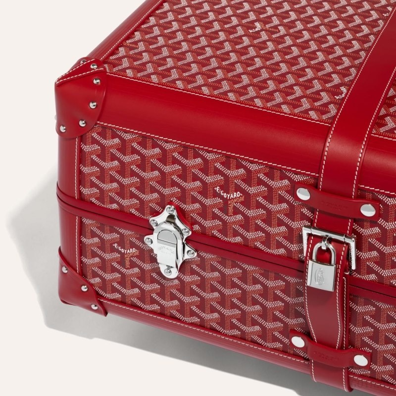 Goyard BOURGET PM TROLLEY CASE Rød | EGCD4005