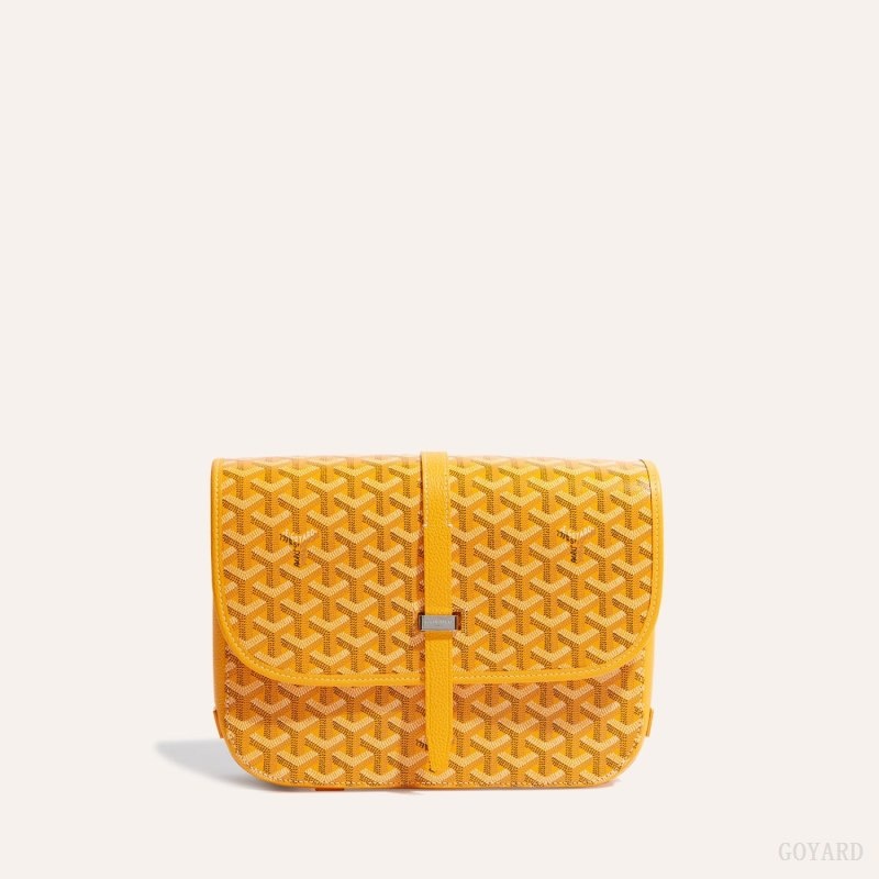 Goyard Belvedere MM Bag Gul | PDVC9929