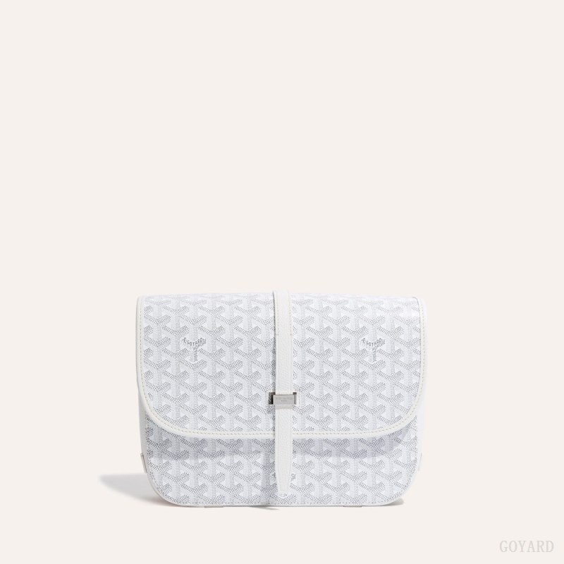 Goyard Belvedere MM Bag Hvide | GPMK7097