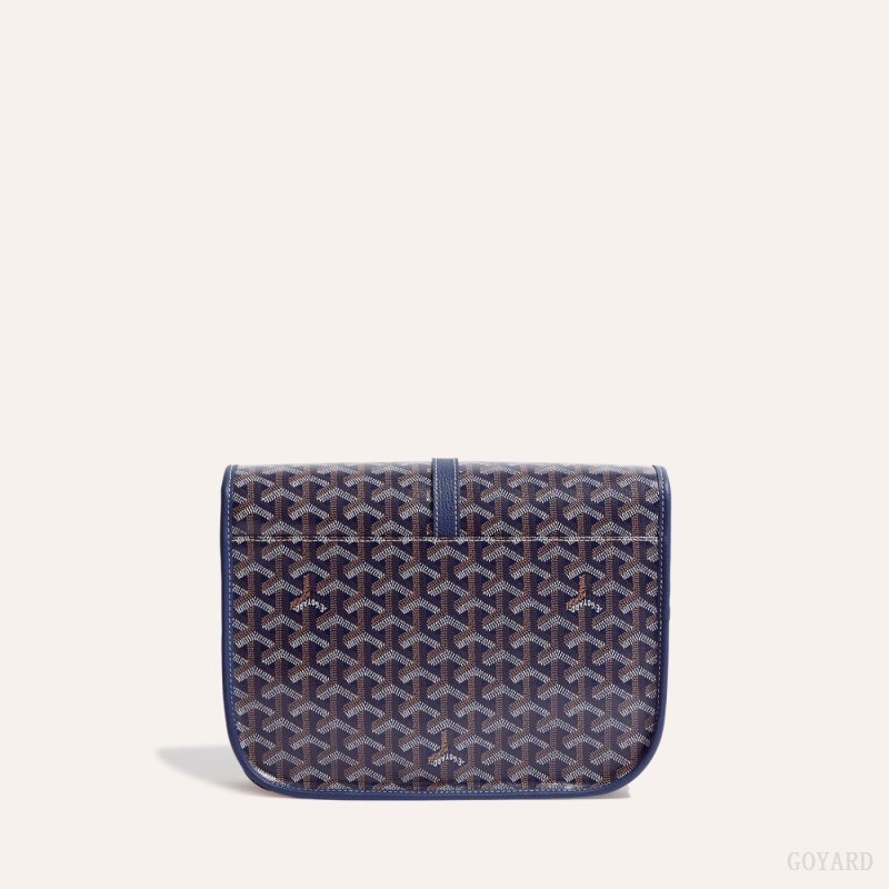 Goyard Belvedere MM Bag Mørkeblå Blå | PVGE8928